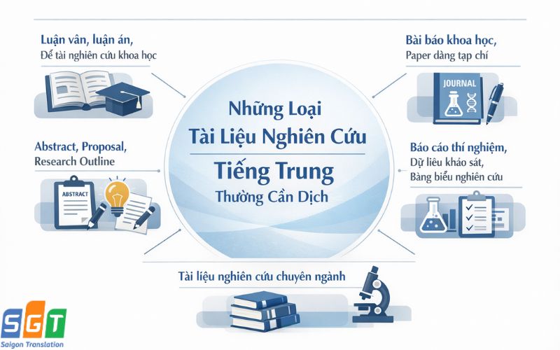 Dịch tài liệu nghiên cứu tiếng Trung 