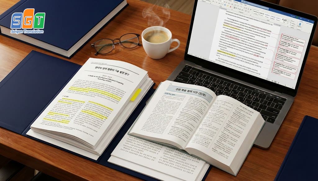 Bản dịch tài liệu hội nghị khoa học tiếng Hàn