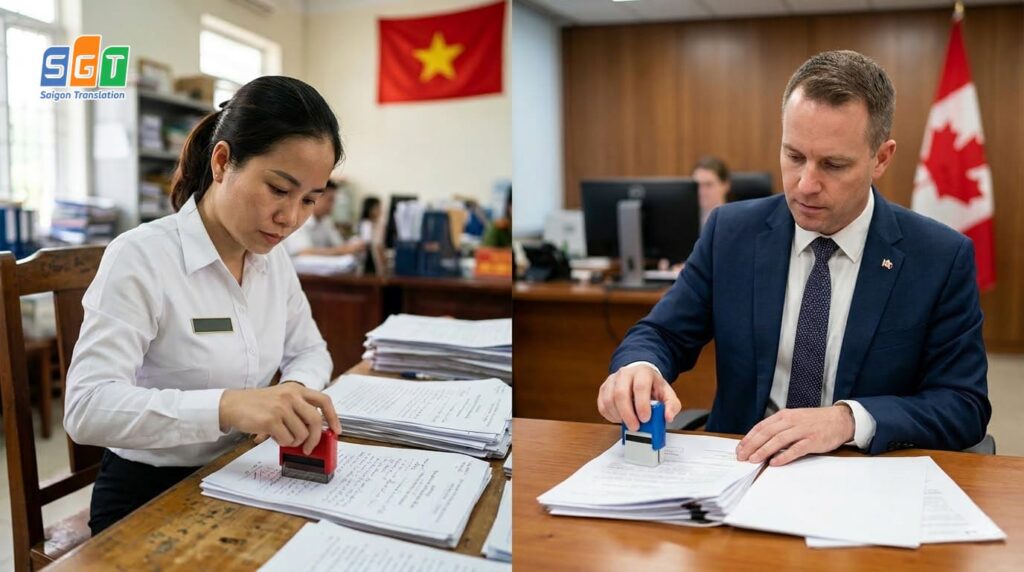 Phân biệt chứng nhận và hợp pháp hóa lãnh sự