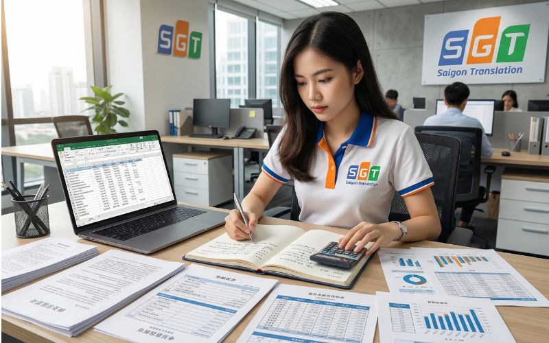 Dịch báo cáo kiểm toán tiếng Trung chuyên nghiệp, nhanh chóng