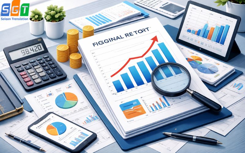 Dịch báo cáo tài chính tiếng Nhật