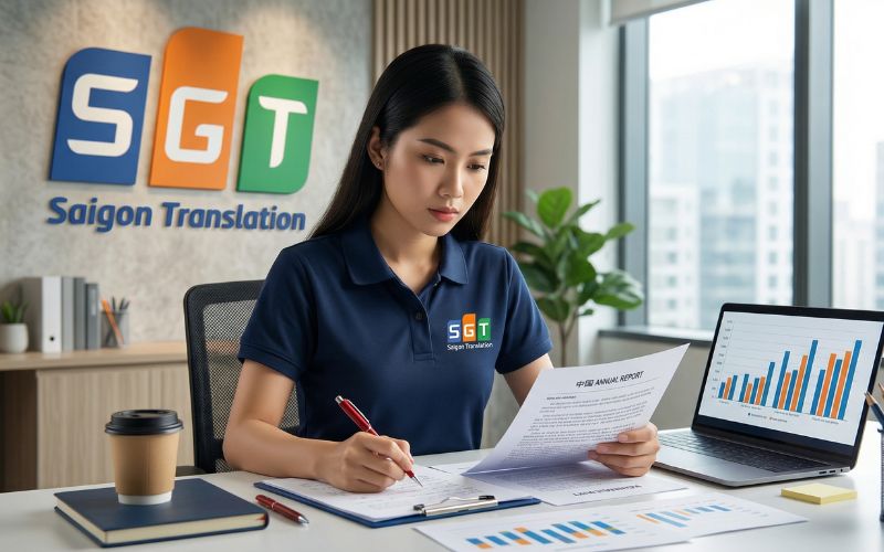 Dịch báo cáo thường niên tiếng Trung chuyên nghiệp, uy tín