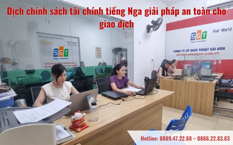 Dịch chính sách tài chính tiếng Nga