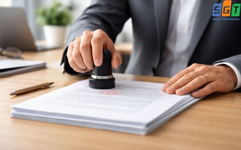 Dịch công chứng tài liệu chuẩn pháp lý 