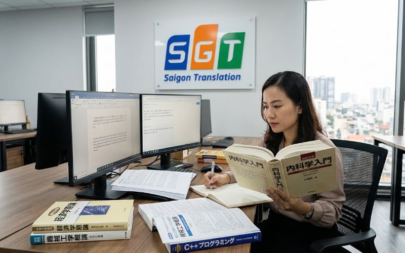 Dịch giáo trình tiếng Nhật đa dạng, uy tín 