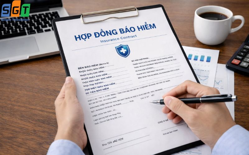 Dịch hợp đồng bảo hiểm tiếng Trung tại Sài Gòn 