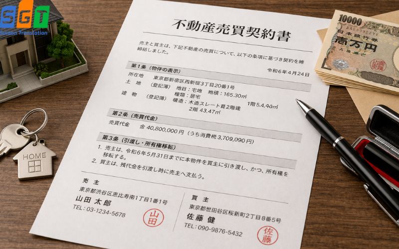 Dịch hợp đồng mua bán tiếng Nhật chuyên nghiệp