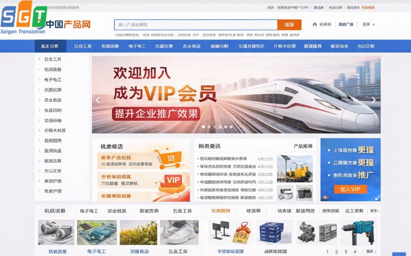 Dịch website tiếng Trung tại Sài Gòn chuyên nghiệp