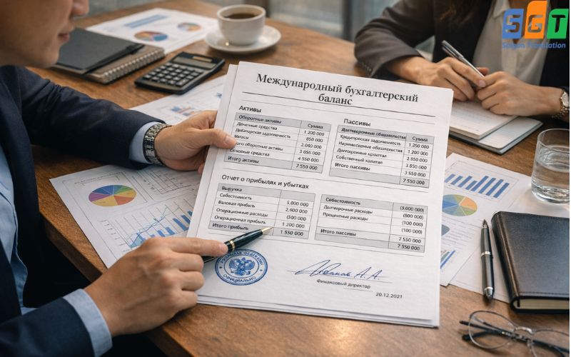 Dịch tài liệu tài chính quốc tế tiếng Nga