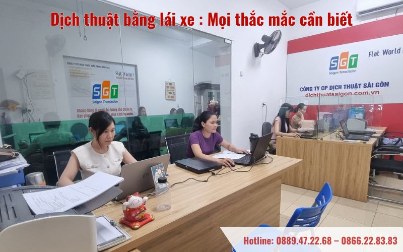 Dịch thuật bằng lái xe 