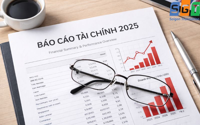 Dịch báo cáo tài chính bảo mật 