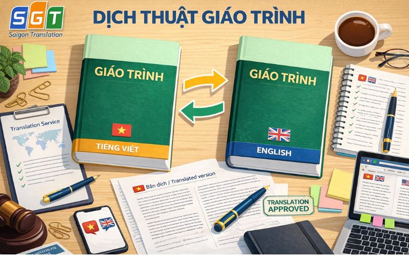 Dịch thuật giáo trình chuyên nghiệp, nhanh chóng