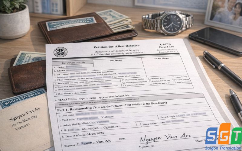 Dịch thuật hồ sơ bảo lãnh định cư chuyên nghiệp 