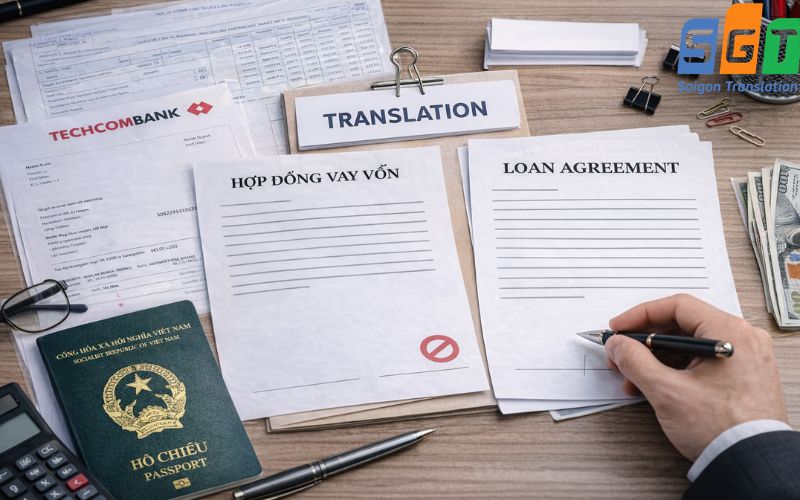Dịch thuật hồ sơ vay vốn cần dịch chính xác, đầy đủ