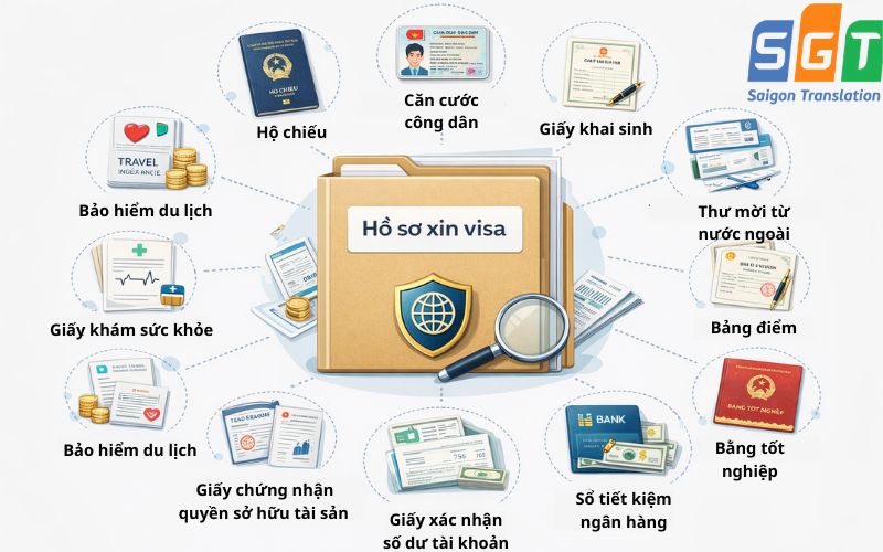 Dịch thuật hồ sơ xin visa chuyên nghiệp, nhanh chóng 