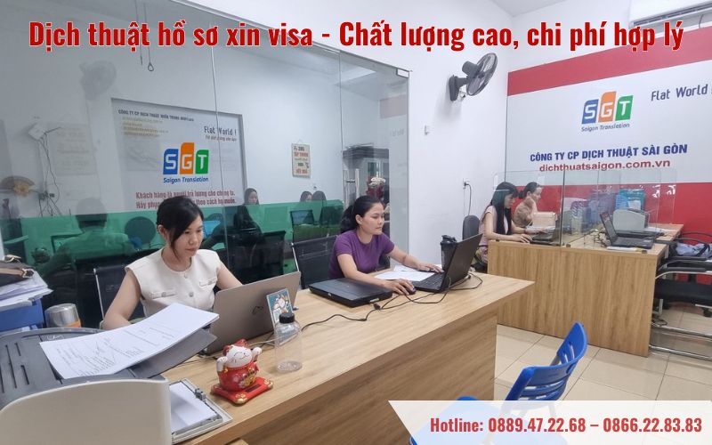 dịch thuật hồ sơ xin visa