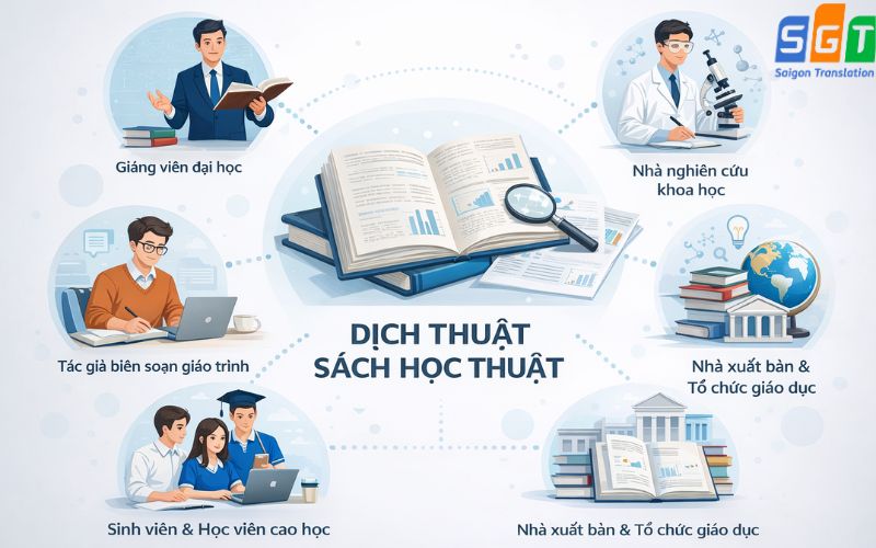Dịch thuật sách học thuật đáp ứng được nhu cầu đa dạng của khách hàng 
