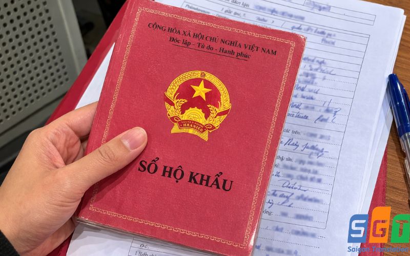 Dịch thuật sổ hộ khẩu chuyên nghiệp, bảo mật 