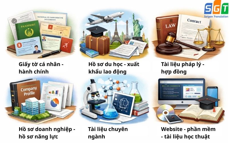 Dịch thuật giấy tờ đa dạng tại Điện Biên 