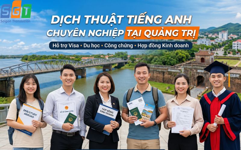Dịch thuật tiếng Anh tại Quảng Trị chuyên nghiệp