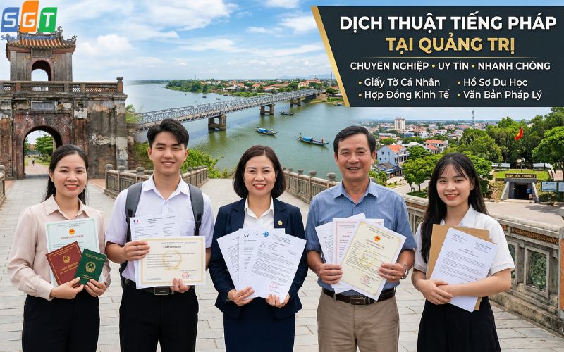 Dịch tiếng Pháp tại Quảng Trị chuyên nghiệp, nhanh chóng