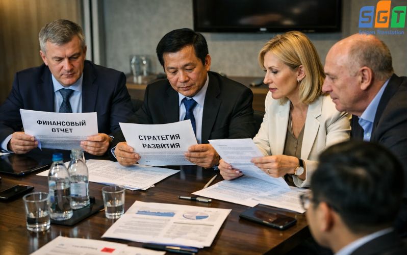 Dịch văn bản cổ đông tiếng Nga chuyên nghiệp