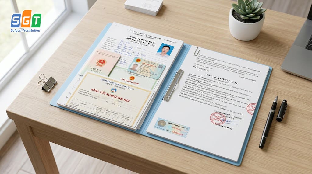 Hồ sơ cần chuẩn bị khi chứng nhận / hợp pháp hóa lãnh sự