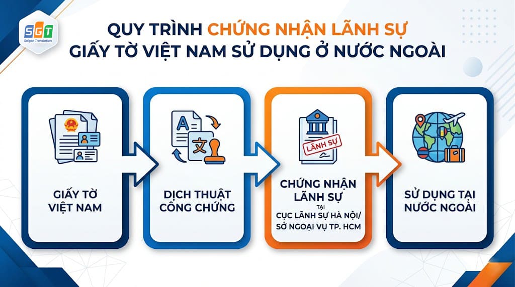Quy trình chứng nhận lãnh sự