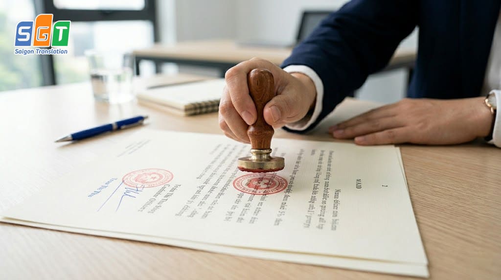 Tài liệu được chứng nhận lãnh sự