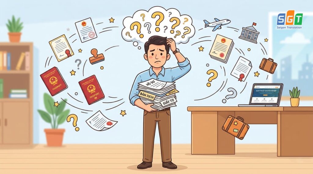 Khách hàng băn khoăn trước khi hợp pháp hóa lãnh sự tại TP HCM