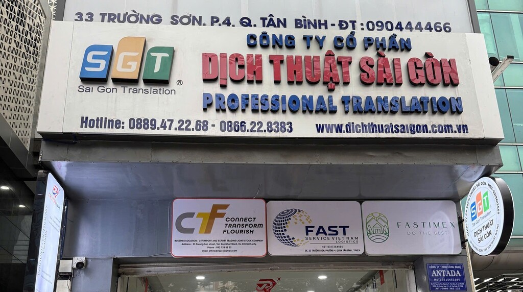 Văn phòng dịch thuật Sài Gòn