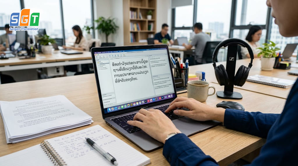 Biên dịch viên SGT dịch thuật tiếng Lào online