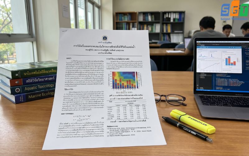 Dịch bài báo khoa học tiếng Thái chuyên nghiệp