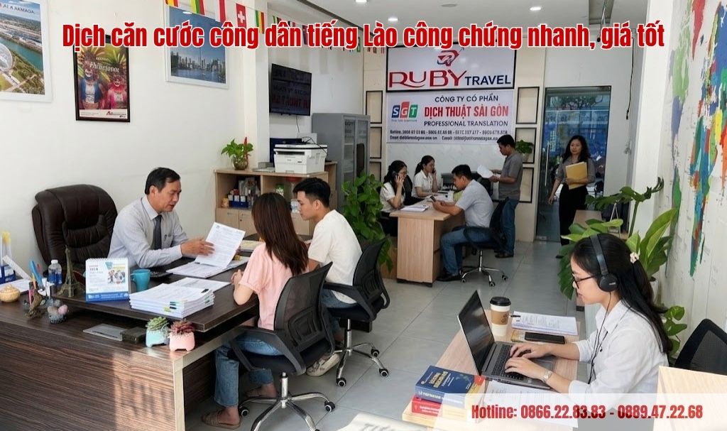 Dịch căn cước công dân tiếng Lào chuẩn xác, công chứng nhanh tại Dịch thuật Sài Gòn