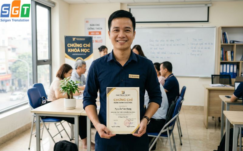 Dịch chứng chỉ tiếng Nga uy tín, chuyên nghiệp 