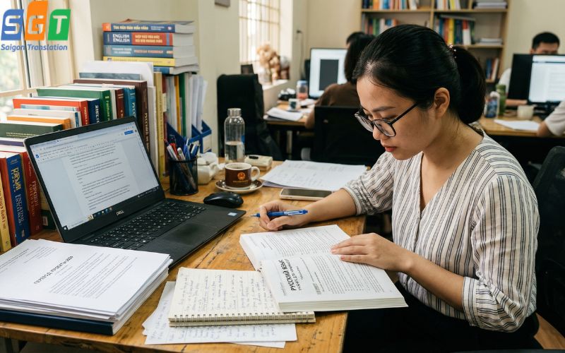 Dịch giáo trình tiếng Nga chuẩn xác 