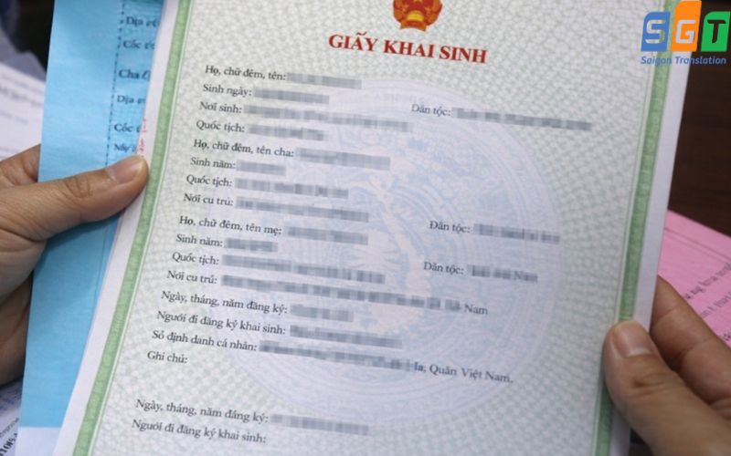 Dịch giấy khai sinh tiếng Thái uy tín, chuẩn xác 