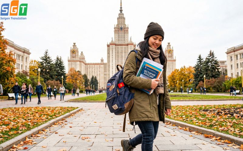 Dịch hồ sơ du học tiếng Nga nhanh chóng, chuyên nghiệp