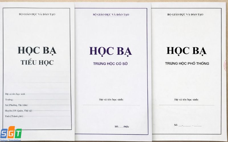 Dịch học bạ tiếng Thái 