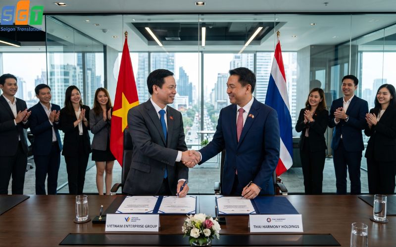 Dịch hợp đồng tiếng Thái chuyên nghiệp