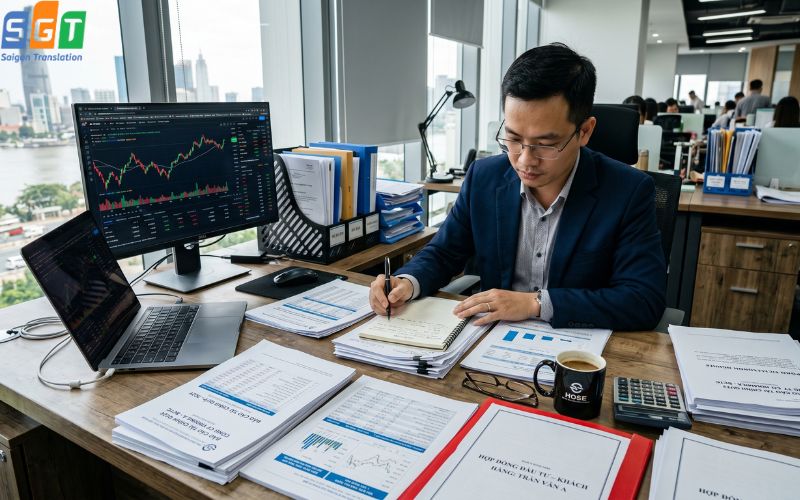 Dịch tài liệu chứng khoán tiếng Thái đáp ứng nhu cầu khách hàng 