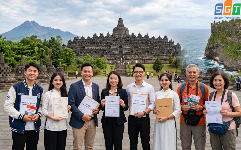Dịch tài liệu tiếng Indonesia đa dạng 