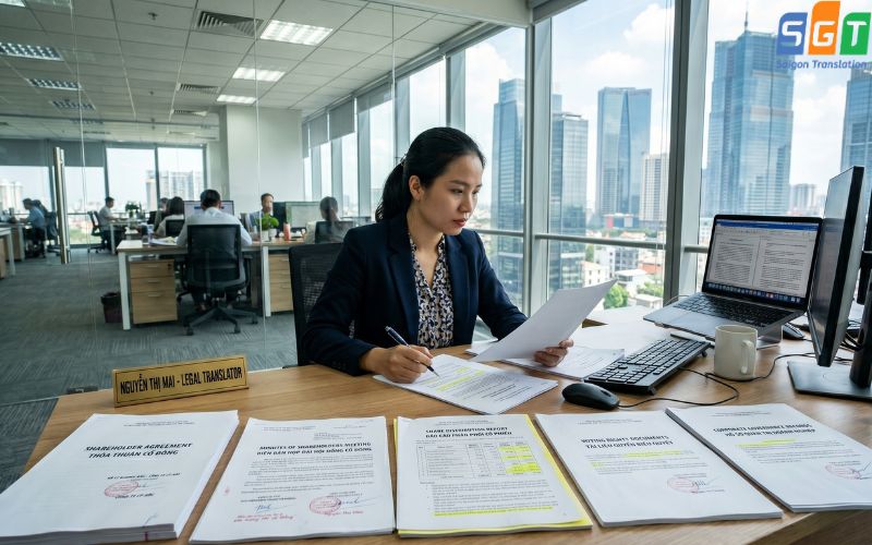 Dịch  văn bản cổ đông tiếng Thái uy tín 