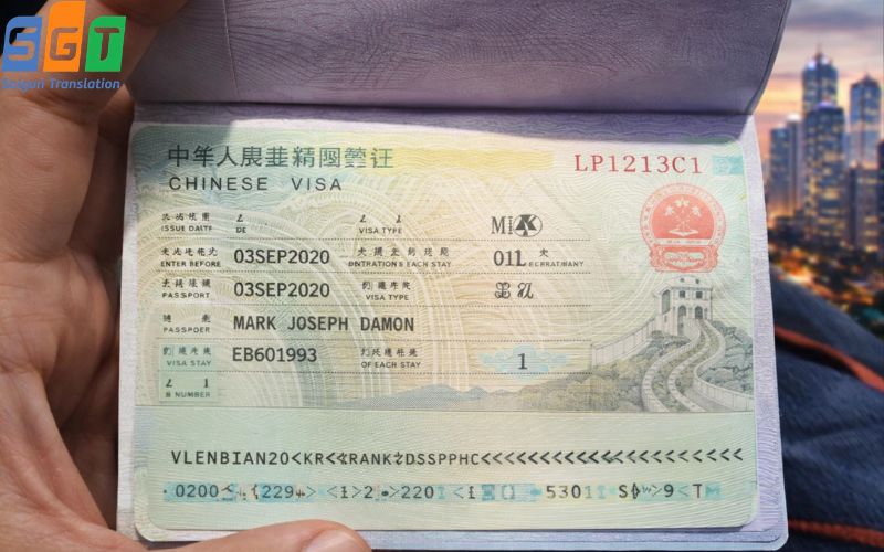 Dịch Visa tiếng Trung cần chú ý để không xảy ra sai sót