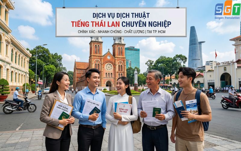 Dịch thuật tiếng Thái tại Sài Gòn chuyên nghiệp 