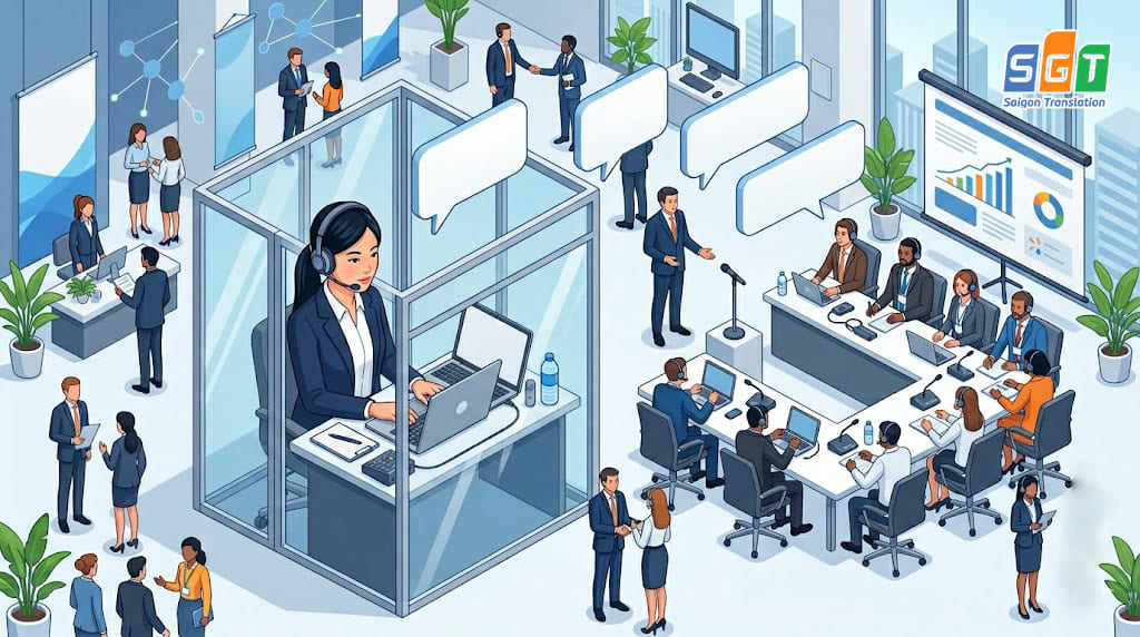 Dịch thuật Sài Gòn cung cấp dịch vụ phiên dịch cho mọi lĩnh vực và nhu cầu của khách hàng