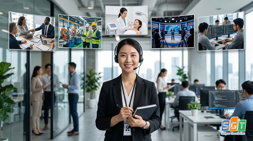 Dịch thuật Sài Gòn cung cấp dịch vụ phiên dịch tiếng Hàn đa lĩnh vực