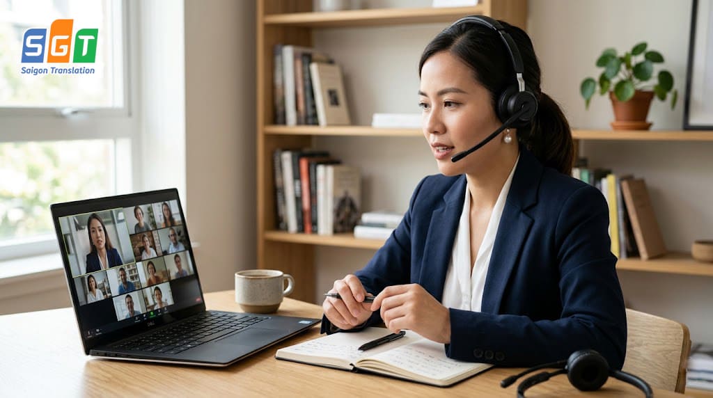 Hình thức phiên dịch online