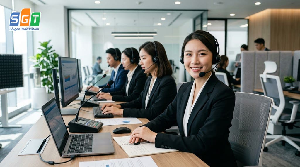 Đội ngũ phiên dịch viên