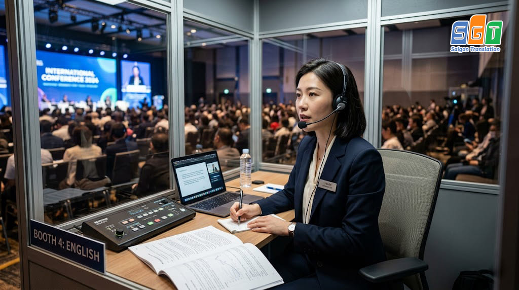 Phiên dịch cabin cho hội nghị